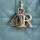 Luxury Replica Dior Toujours Small Vertical Tote Bag Blue Knockoff Mirror Quality Replica Dior Toujours Small Vertical Tote Bag Blue Clone
