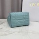 Luxury Replica Dior Toujours Small Vertical Tote Bag Blue Knockoff Mirror Quality Replica Dior Toujours Small Vertical Tote Bag Blue Clone