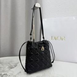Mirror Quality Replica Dior Adiorable Mini Bucket Bag Black Clone