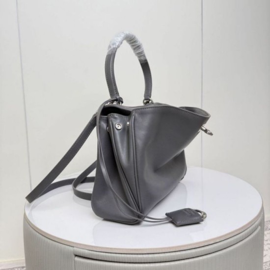 Mirror Quality Replica Balenciaga Rodeo Medium Crossbody Bag Gray Clone