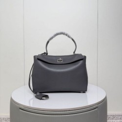 Mirror Quality Replica Balenciaga Rodeo Medium Crossbody Bag Gray Clone