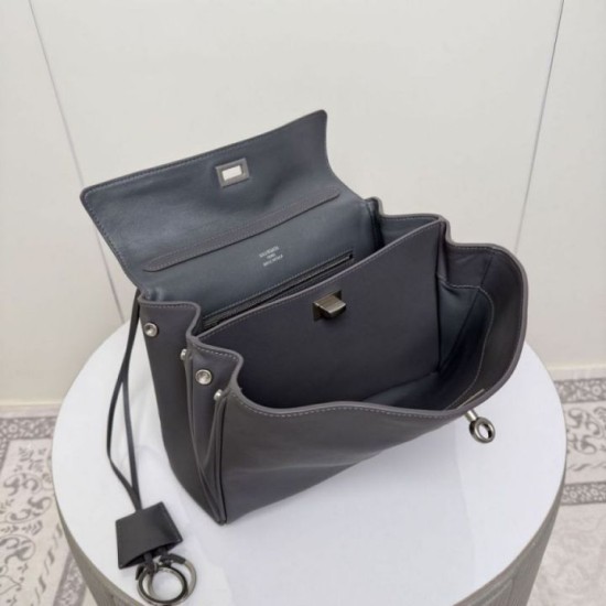 Mirror Quality Replica Balenciaga Rodeo Medium Crossbody Bag Gray Clone