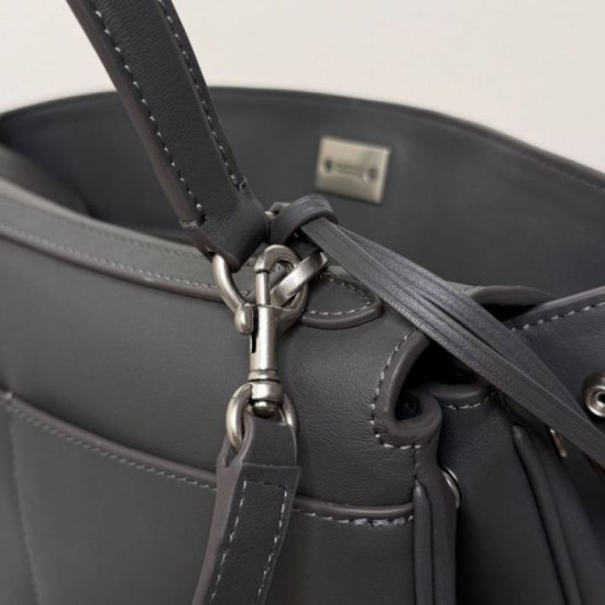 Mirror Quality Replica Balenciaga Rodeo Medium Crossbody Bag Gray Clone