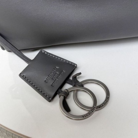 Mirror Quality Replica Balenciaga Rodeo Medium Crossbody Bag Gray Clone