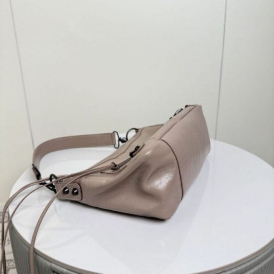 Mirror Quality Replica Balenciaga Le City Moto Small/Medium Crossbody Bag Clone
