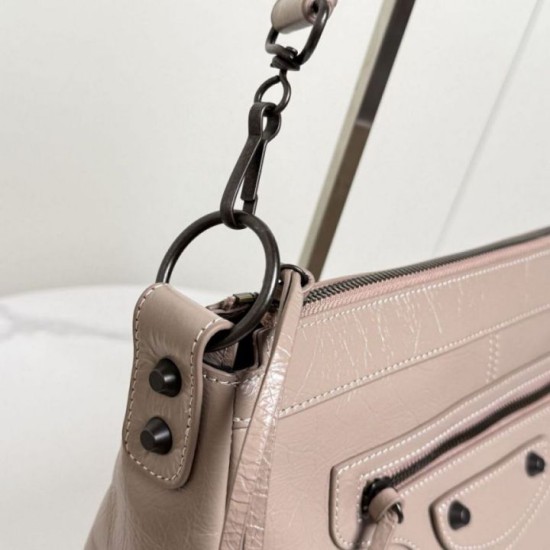 Mirror Quality Replica Balenciaga Le City Moto Small/Medium Crossbody Bag Clone