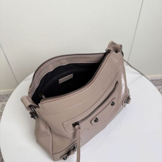 Mirror Quality Replica Balenciaga Le City Moto Small/Medium Crossbody Bag Clone