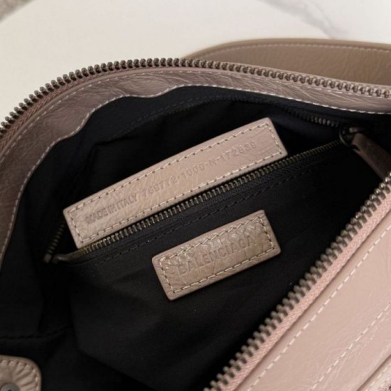 Mirror Quality Replica Balenciaga Le City Moto Small/Medium Crossbody Bag Clone