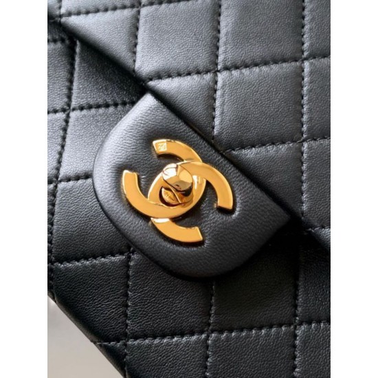 Mirror Quality Replica Chanel Classic Flap Handbag A1112 Black 20/25cm Clone