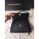 Mirror Quality Replica Chanel Coco Handbag Black 23/28cm 01 Clone