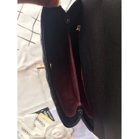 Mirror Quality Replica Chanel Coco Handbag Black 23/28cm 01 Clone