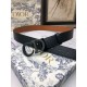 Mirror Quality Replica Dior Montaigne Reversible Belt 35mm Ultra Matte Calfskin Clone