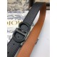 Mirror Quality Replica Dior Montaigne Reversible Belt 35mm Ultra Matte Calfskin Clone