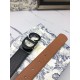 Mirror Quality Replica Dior Montaigne Reversible Belt 35mm Ultra Matte Calfskin Clone