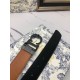Mirror Quality Replica Dior Montaigne Reversible Belt 35mm Ultra Matte Calfskin Clone