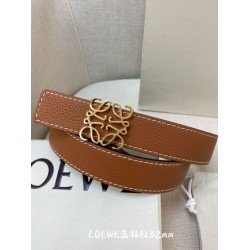Mirror Quality Replica Loewe Anagram Reversible Belt 32mm Brown/Blue Clone