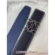 Mirror Quality Replica Loewe Anagram Reversible Belt 40mm Black/Navy Blue Clone