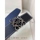 Mirror Quality Replica Loewe Anagram Reversible Belt 40mm Black/Navy Blue Clone