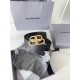 Mirror Quality Replica Balenciaga BB Belt with BB Logo Buckle 35mm Black Clone