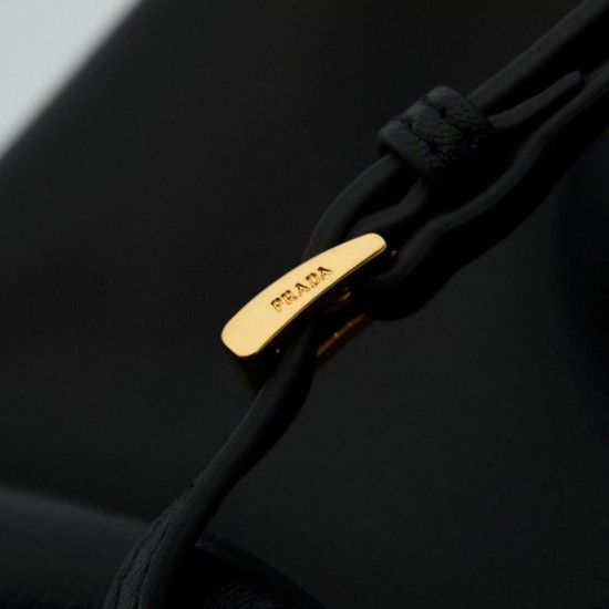 Luxury Replica Prada Dada Small Nappa Bag 1BG586 Black Knockoff Mirror Quality Replica Prada Dada Small Nappa Bag 1BG586 Black Clone