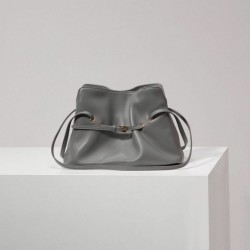 Mirror Quality Replica Prada Dada Small Nappa Bag 1BG586 Grey Clone