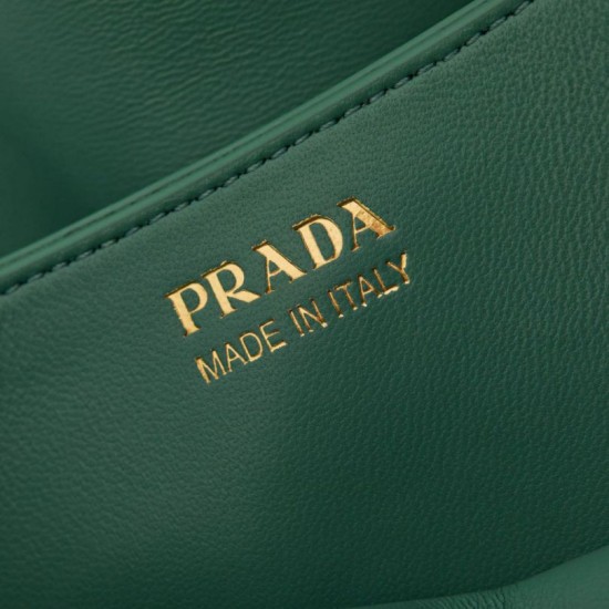 Luxury Replica Prada Dada Small Nappa Bag 1BG586 Green Knockoff Mirror Quality Replica Prada Dada Small Nappa Bag 1BG586 Green Clone
