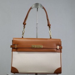 Mirror Quality Replica YSL Saint Laurent Manhattan Top-Handle Crossbody Bag Brown Clone