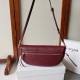 Mirror Quality Replica Celine Halfmoon Small Soft Triomphe Bag Burgundy Clone