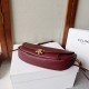 Mirror Quality Replica Celine Halfmoon Small Soft Triomphe Bag Burgundy Clone