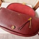 Mirror Quality Replica Celine Halfmoon Small Soft Triomphe Bag Burgundy Clone