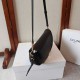 Mirror Quality Replica Celine Halfmoon Small Soft Triomphe Bag Black Clone