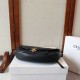 Mirror Quality Replica Celine Halfmoon Small Soft Triomphe Bag Black Clone