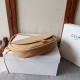 Mirror Quality Replica Celine Halfmoon Small Soft Triomphe Bag Apricot Clone