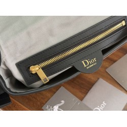 Mirror Quality Replica Dior Jett Shoulder Bag with Brown Angled Jacquard Flap Clone