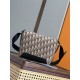 Mirror Quality Replica Dior Jett Shoulder Bag with Brown Angled Jacquard Flap Clone