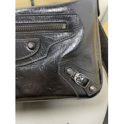 Mirror Quality Replica Balenciaga Le City Classic Shoulder Bag Black Clone