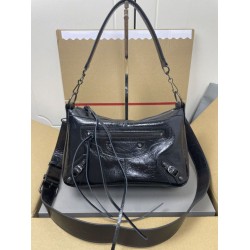 Mirror Quality Replica Balenciaga Le City Classic Shoulder Bag Black Clone