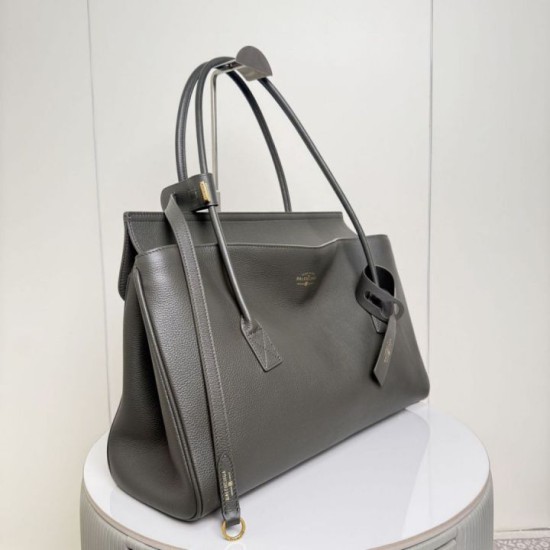 Mirror Quality Replica Balenciaga Carrie Carry All Tote Gray Clone
