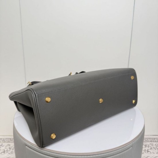 Mirror Quality Replica Balenciaga Carrie Carry All Tote Gray Clone