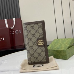Mirror Quality Replica Gucci Ophidia Continental Wallet 791746 Brown Clone