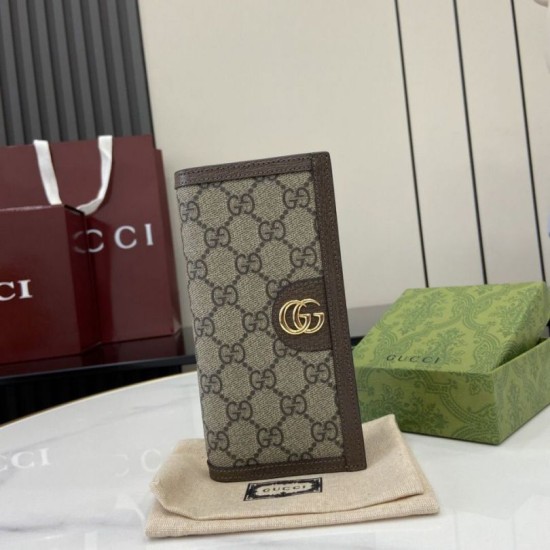 Mirror Quality Replica Gucci Ophidia Continental Wallet 791746 Brown Clone