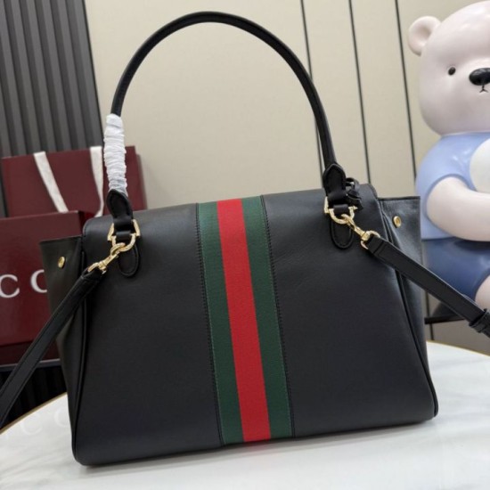 Luxury Replica Gucci Paparazzo Medium Handbag Black Knockoff Mirror Quality Replica Gucci Paparazzo Medium Handbag Black Clone
