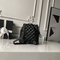 Mirror Quality Replica Chanel Duma Small Backpack 21cm Black Clone