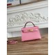 Mirror Quality Replica Hermes Mini Kelly II Sellier Epsom Bag Orange Clone