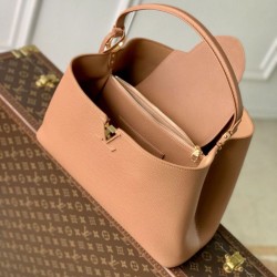 Luxury Replica Louis Vuitton Capucines MM Bag M26259 Brown Knockoff Mirror Quality Replica Louis Vuitton Capucines MM Bag M26259 Brown Clone