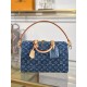 Mirror Quality Replica Louis Vuitton Speedy Soft 30 Monogram Denim Bag M14430 Blue Clone