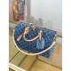 Mirror Quality Replica Louis Vuitton Speedy Soft 30 Monogram Denim Bag M14430 Blue Clone