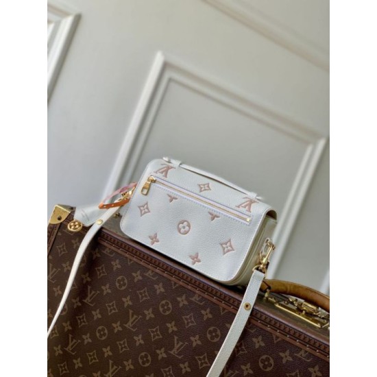 Mirror Quality Replica Louis Vuitton Pochette Métis East West Bag M27575 White Clone