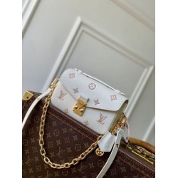 Mirror Quality Replica Louis Vuitton Pochette Métis East West Bag M27575 White Clone
