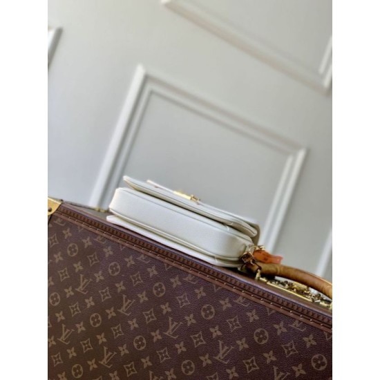 Mirror Quality Replica Louis Vuitton Pochette Métis East West Bag M27575 White Clone